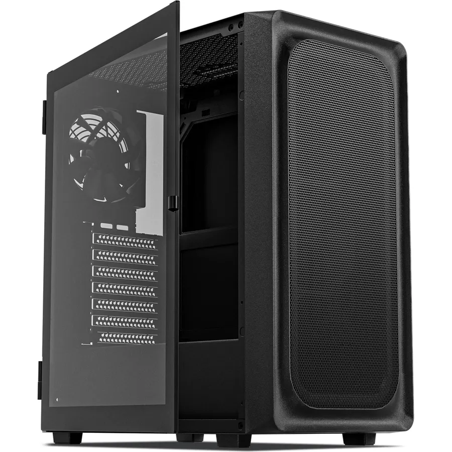 DARKROCK EC2 ATX Mid Tower Gaming Computer PC Case, Type-C Ready
