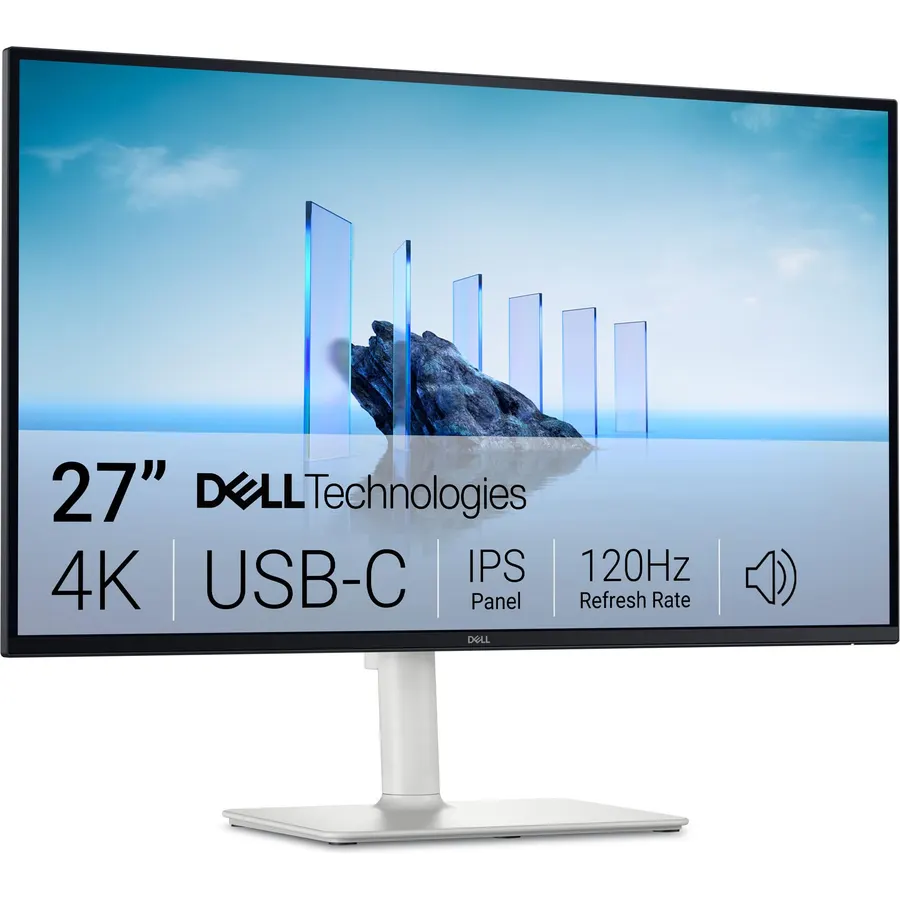 Dell 27 Monitor S2725QS, 4K UHD IPS, 120Hz, 5ms, FreeSync Premium