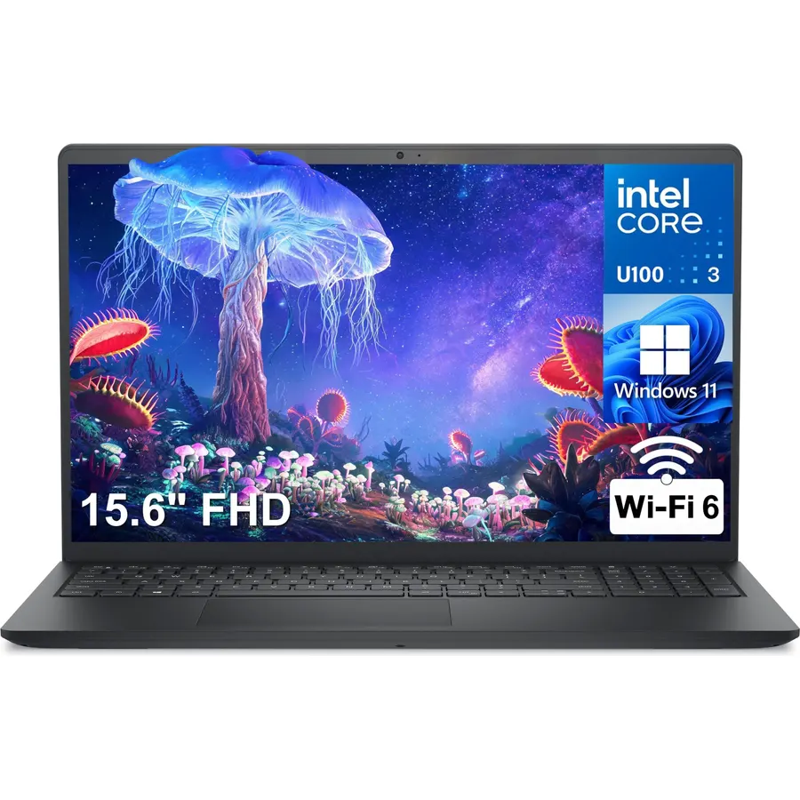 Dell Pro 15 Essential Laptop, Intel Core 3 100U, 8GB DDR5, 512GB SSD, FHD