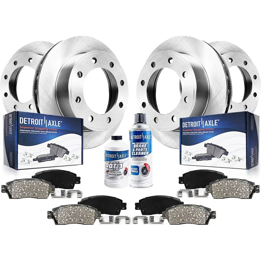 Detroit Axle - Brake Kit for 2009 2010 Dodge Ram 2500 3500, 2012 Ram 1500
