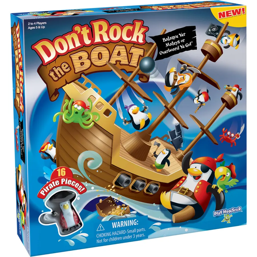 Don’t Rock the Boat Board Games for Family Night, Hand & Eye Coordination