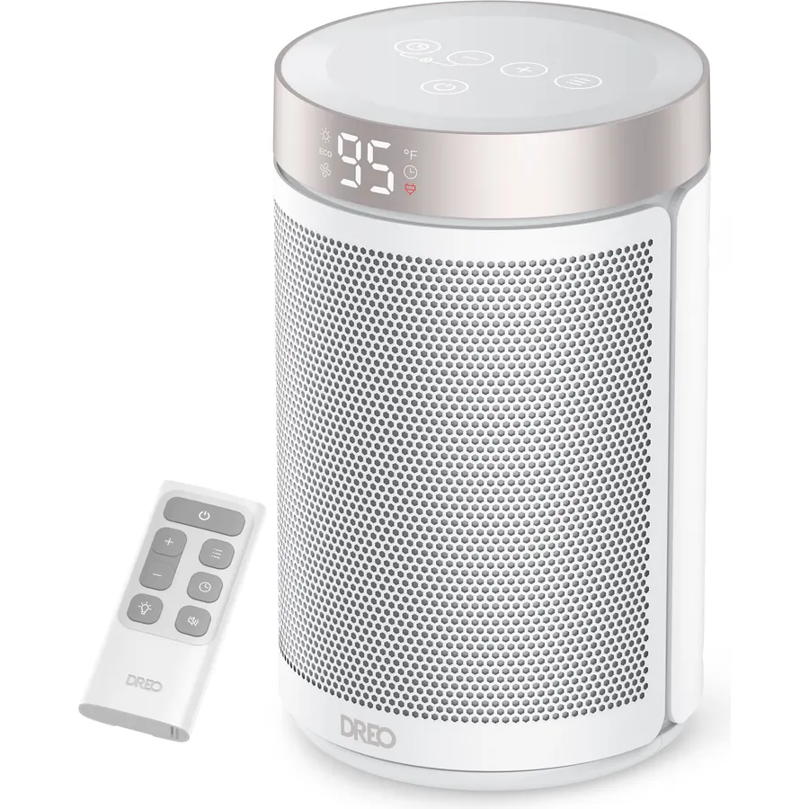 DREO Space Heater, Portable Electric Heaters for Indoor Use with Remote