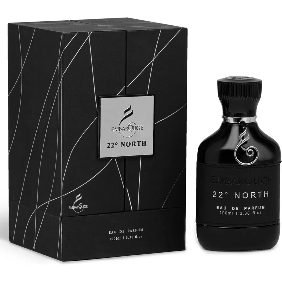 EMBAROUGE 22° North Eau De Parfum | Long Lasting Luxury Perfume for Men & Women | Inspired by French Perfumery | 100ml