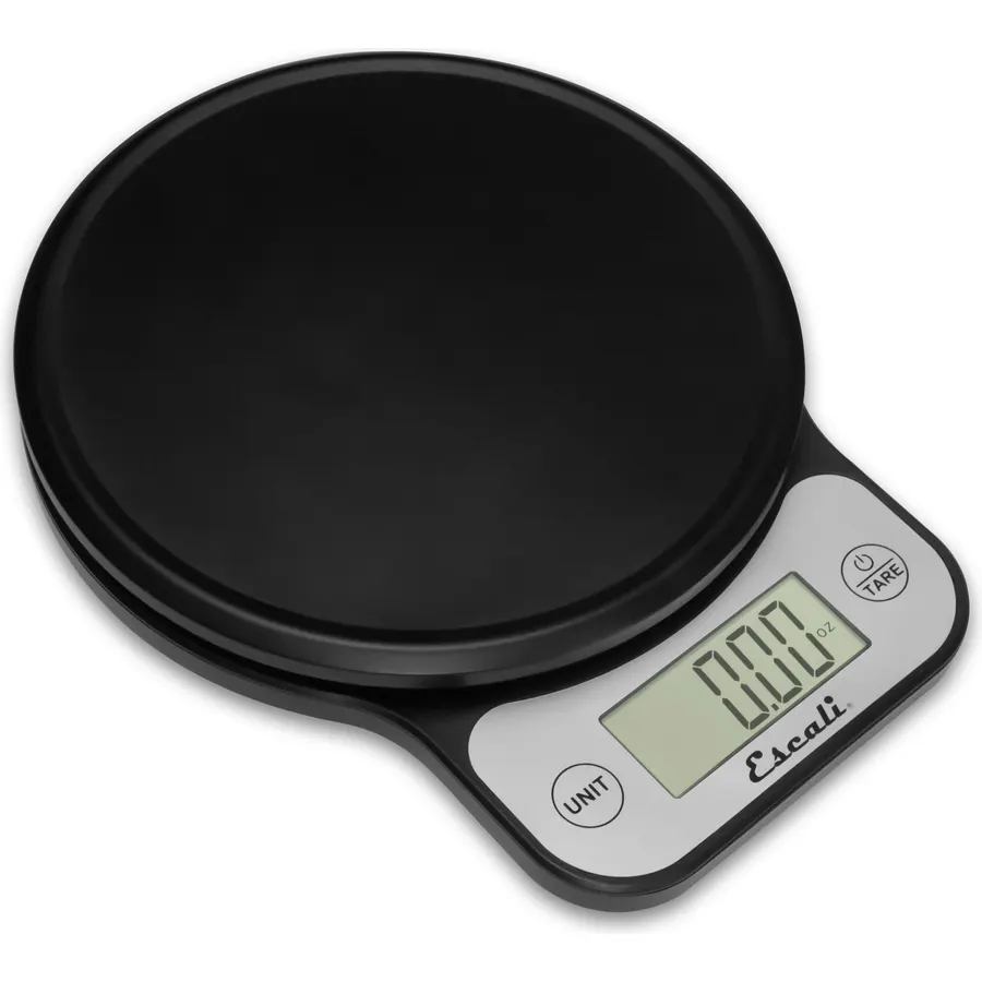 Escali Telero Digital Food Scale, High Precision Kitchen Scale for Cooking, Baking, Portion Control, Meal Prep, Weigh in Grams and Ounces, 11 lb Capacity, Black (T136)