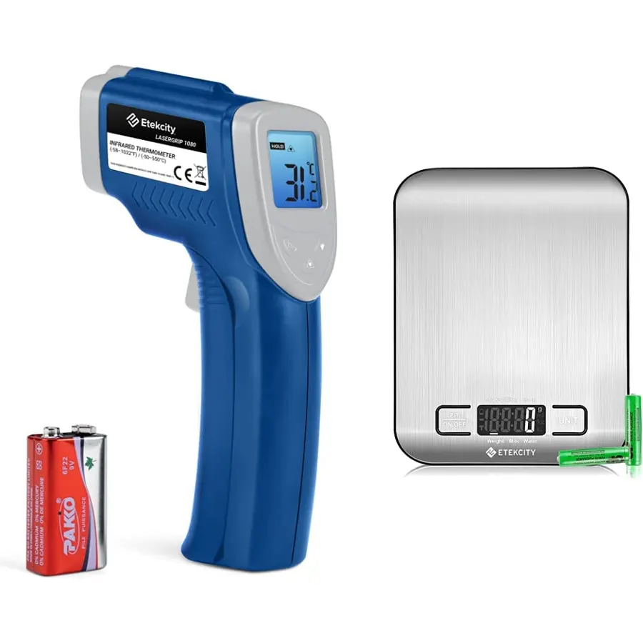 Etekcity Infrared Thermometer 1080 and Etekcity Food Scale, Digital Kitchen Scale