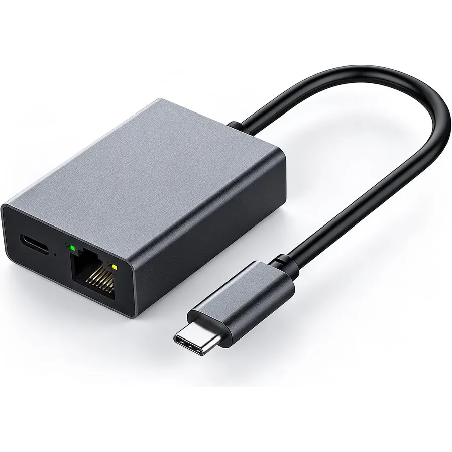 Ethernet Adapter for Fire TV Stick HD 2026 - USB C 100W PD Charging, 10/100