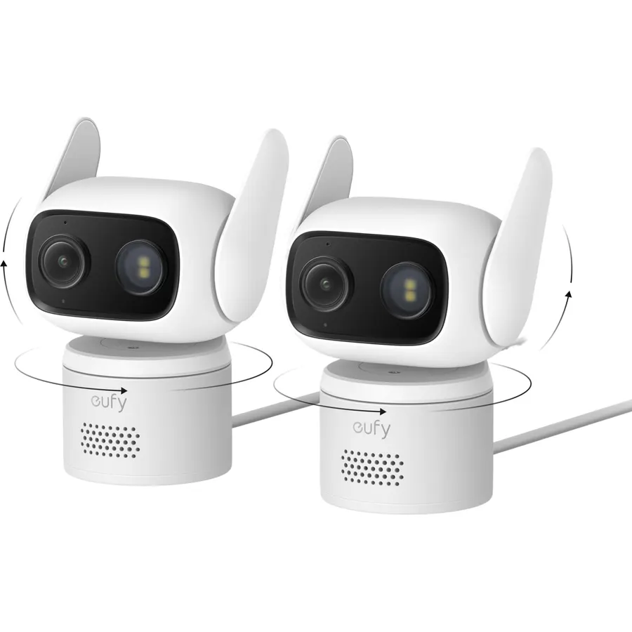 eufy Security Indoor/Outdoor Camera C31(2-Pack), IP66, No Subscription