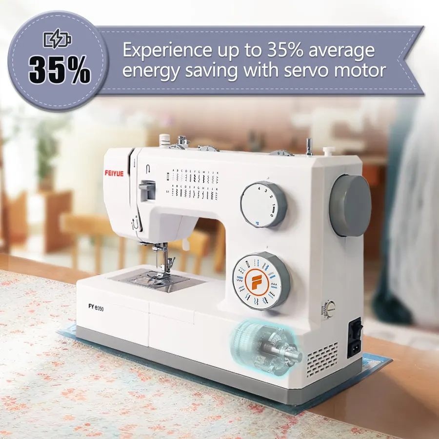 FEIYUE FYe350 Sewing Machine, Energy Saving Servo Motor