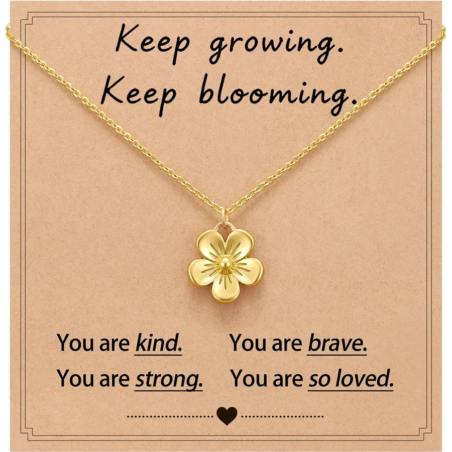 Flower Necklace for Girls, Tween Jewelry Girls Trendy