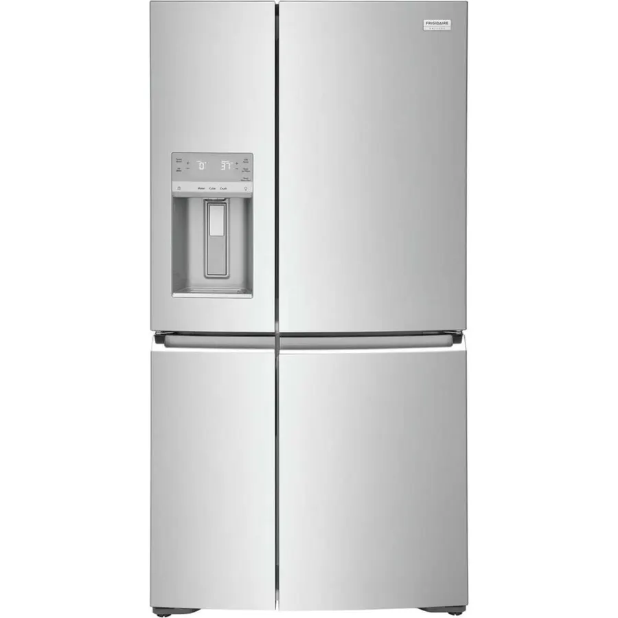 Frigidaire Gallery 36 in. Wide 21.5 cu. ft. Counter-Depth 4-Door Refrigerator in Stainless Steel GRQC2255BF