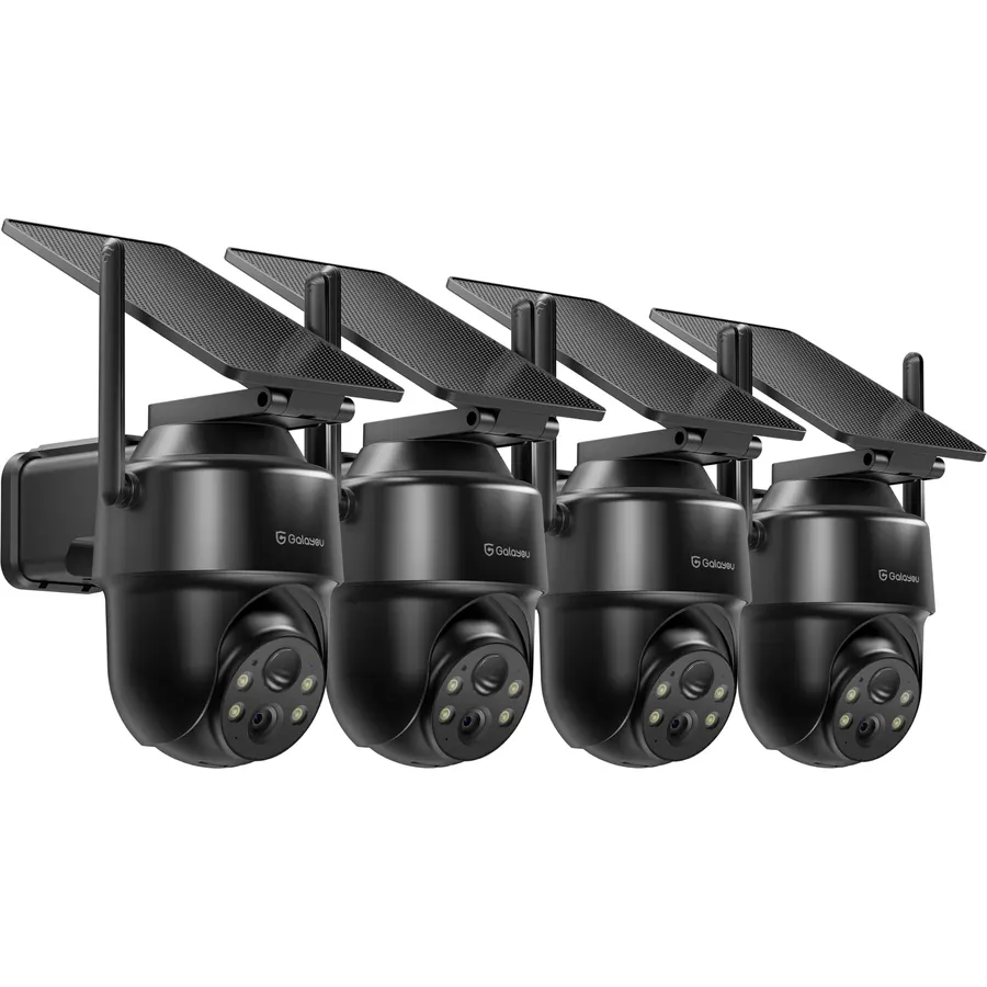 GALAYOU Security Cameras Wireless Outdoor for Frontyard, R1 4Pack Black