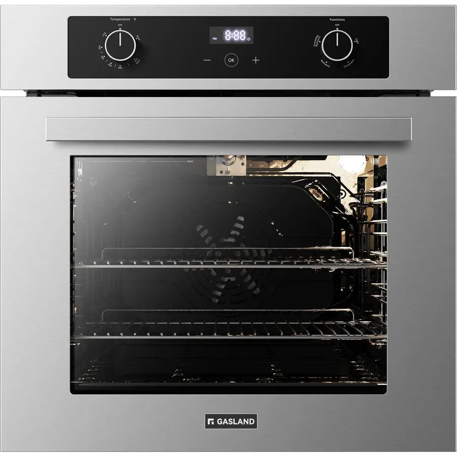 GASLAND 24 Inch Gas Wall Oven, Bake Broil Rotisserie, Digital Timer