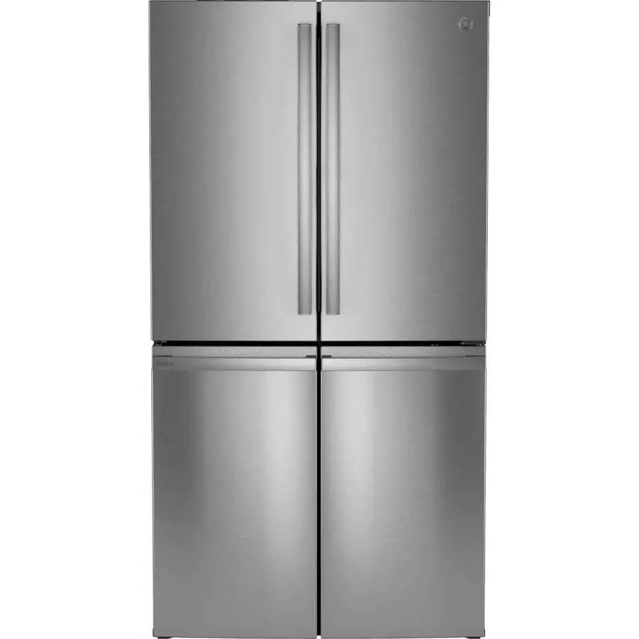 GE PAD28BYTFS 36 Inch Freestanding 4-Door French Door Smart Refrigerator with 28 cu. ft.