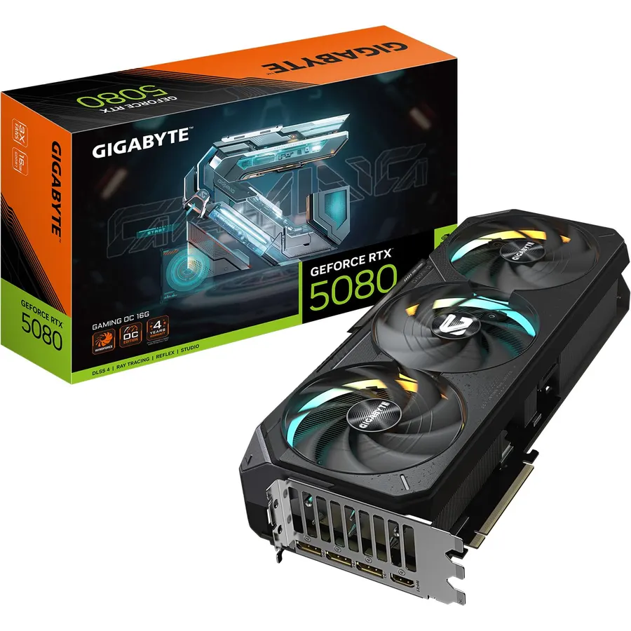 GIGABYTE GeForce RTX 5070 Ti Gaming OC 16G Graphics Card, 16GB 256-bit GDDR7, PCIe 5.0, WINDFORCE Cooling System, GV-N507TGAMING OC-16GD Video Card
