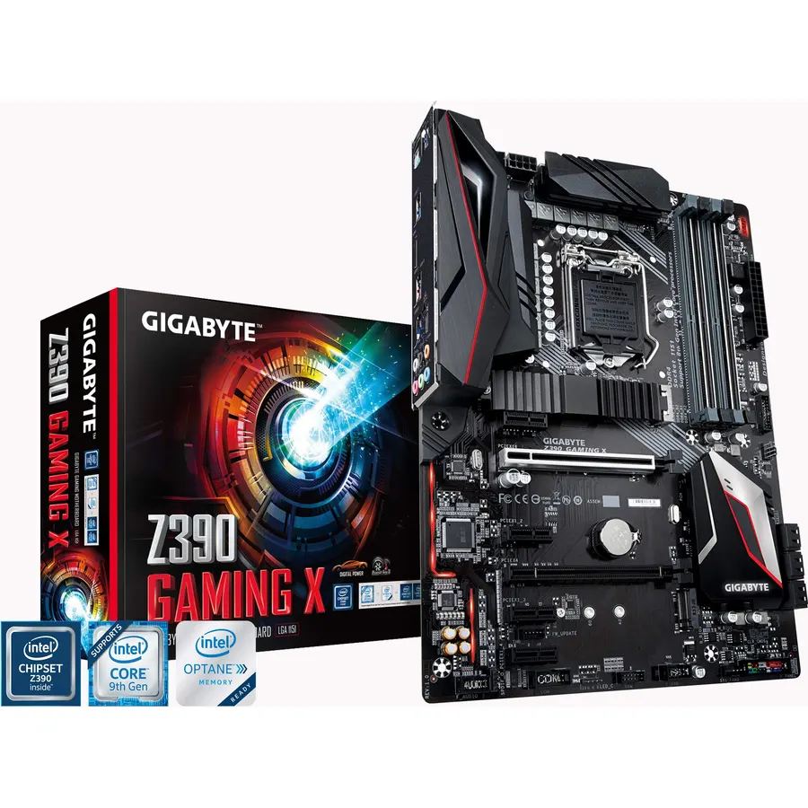 GIGABYTE Z390 Gaming X (Intel LGA1151/Z390/ATX/2xM.2/Realtek ALC892/Intel LAN/HDMI/Gaming Motherboard)