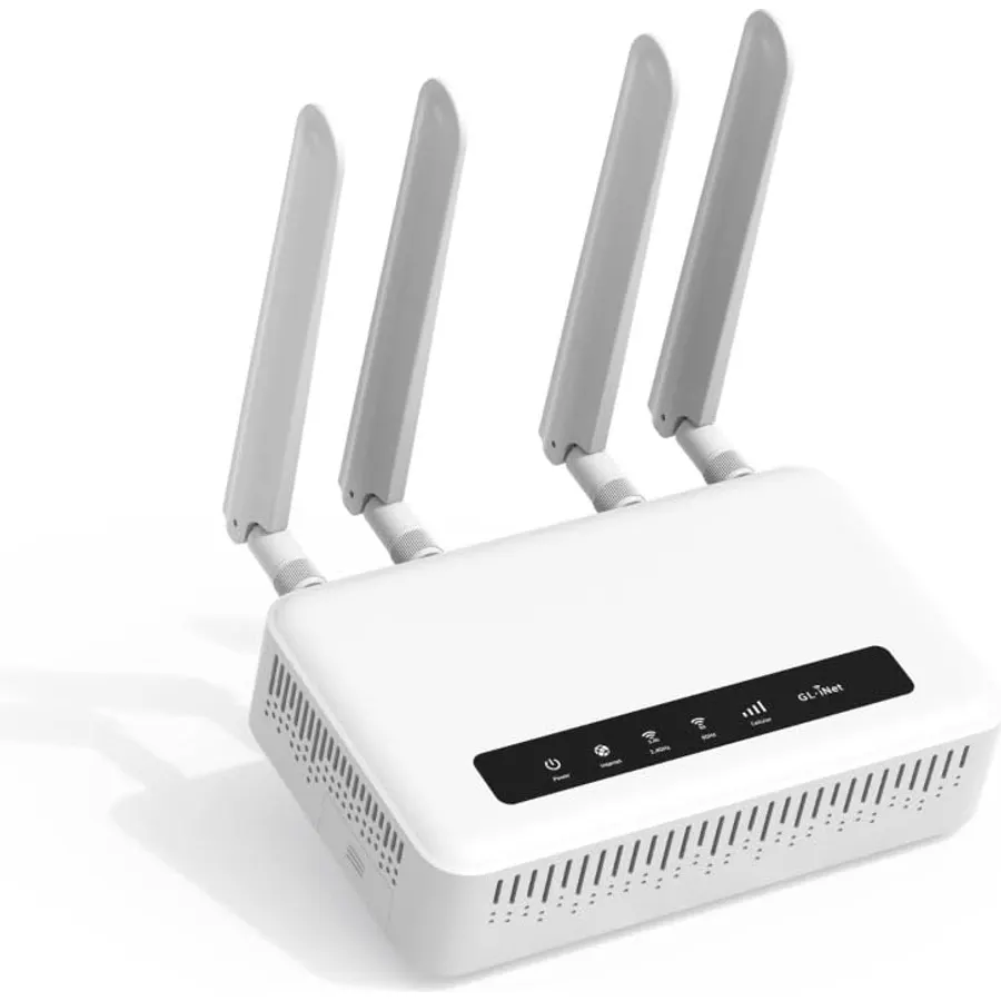 GL.iNet GL-X2000 Spitz Plus 4G LTE CAT 12 Wi-Fi 6 Dual-SIM Router, NA Only