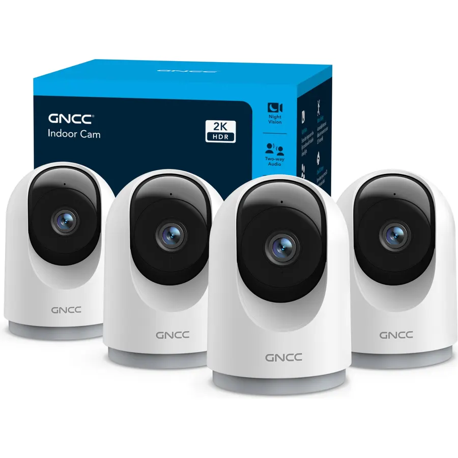 GNCC 5G Cameras for Home Security Indoor, Pet/Dog/Baby w Phone App, 4Pcs
