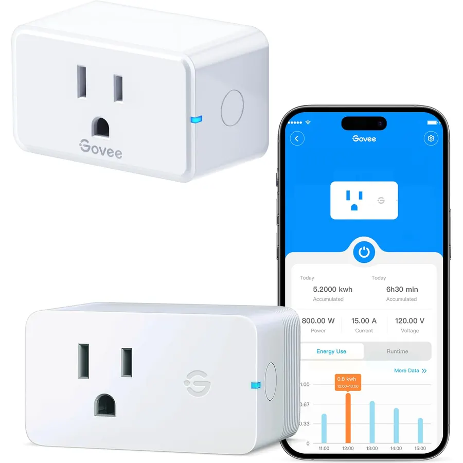 Govee Smart Plug with Energy Monitoring, No Hub Required