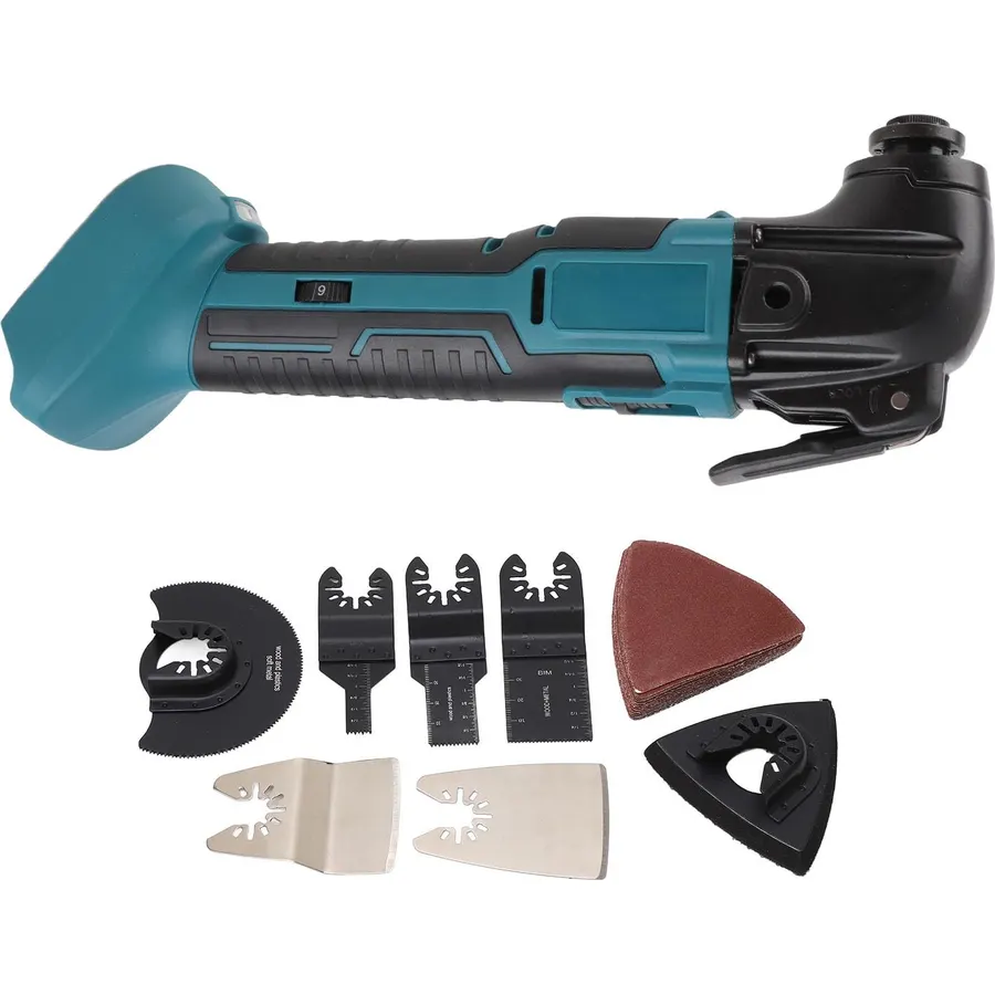 GOWENIC Oscillating Tool Kit 6000-20000RPM 6 Speed Cordless Multi