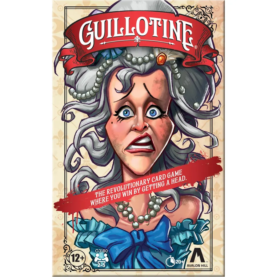 Guillotine Card Game | Easy to Learn and Fun Games for Teens and Adults | 20 Mins. | 2 to 5 Players | Ages 12+ | Family Travel Games