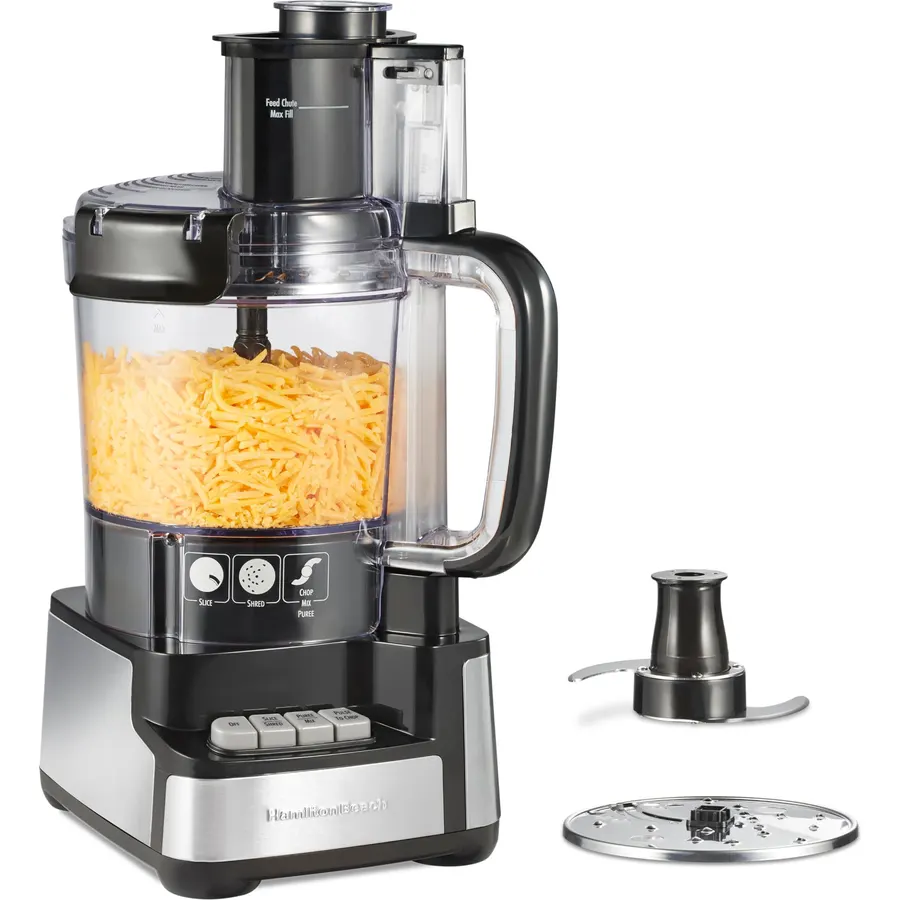 Hamilton Beach 12 Cup Stack & Snap Food Processor and Vegetable Chopper