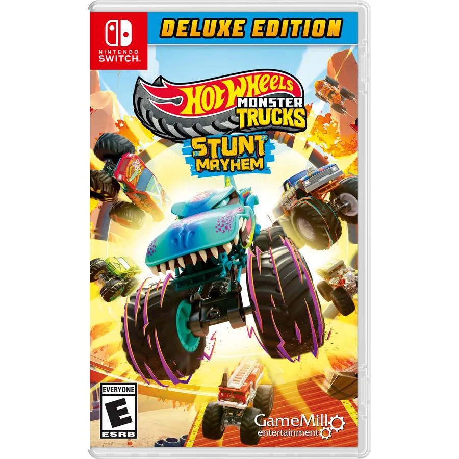 Hot Wheels Monster Trucks: Stunt Mayhem Deluxe Edition - Nintendo Switch (Amazon Exclusive)