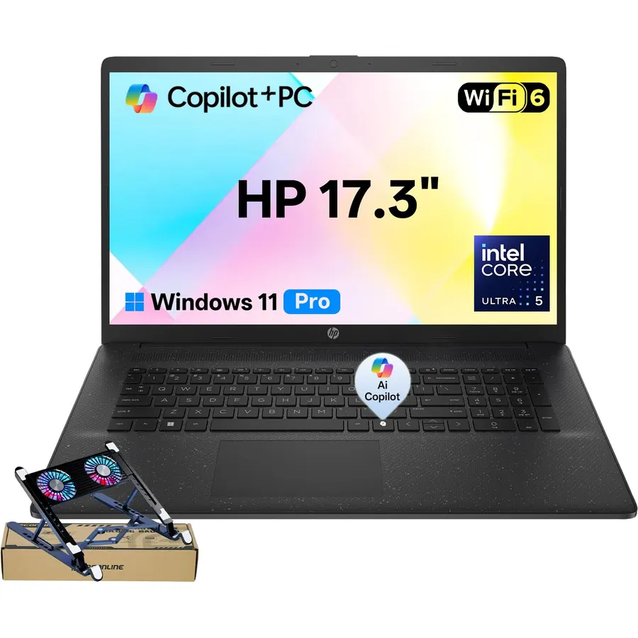 HP 17 Inch FHD Laptop Computer for Business & Students 32GB RAM 1TB SSD