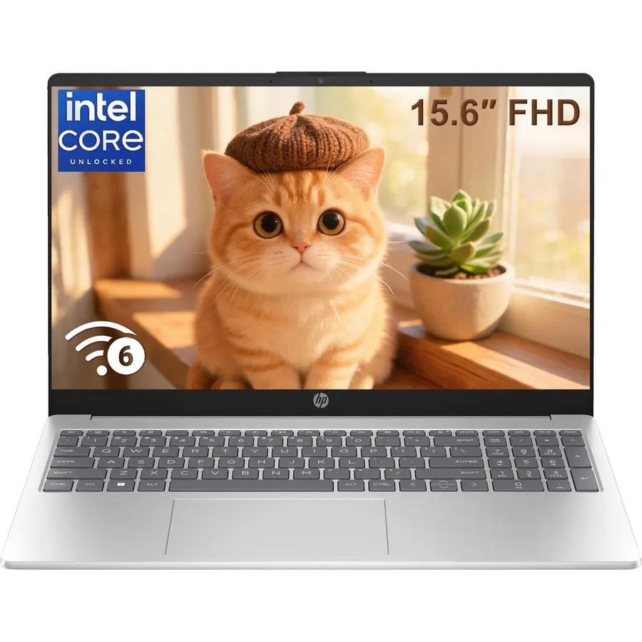HP Laptop 15 FHD Computer 2026, Intel Processor, 16GB RAM, 256GB SSD