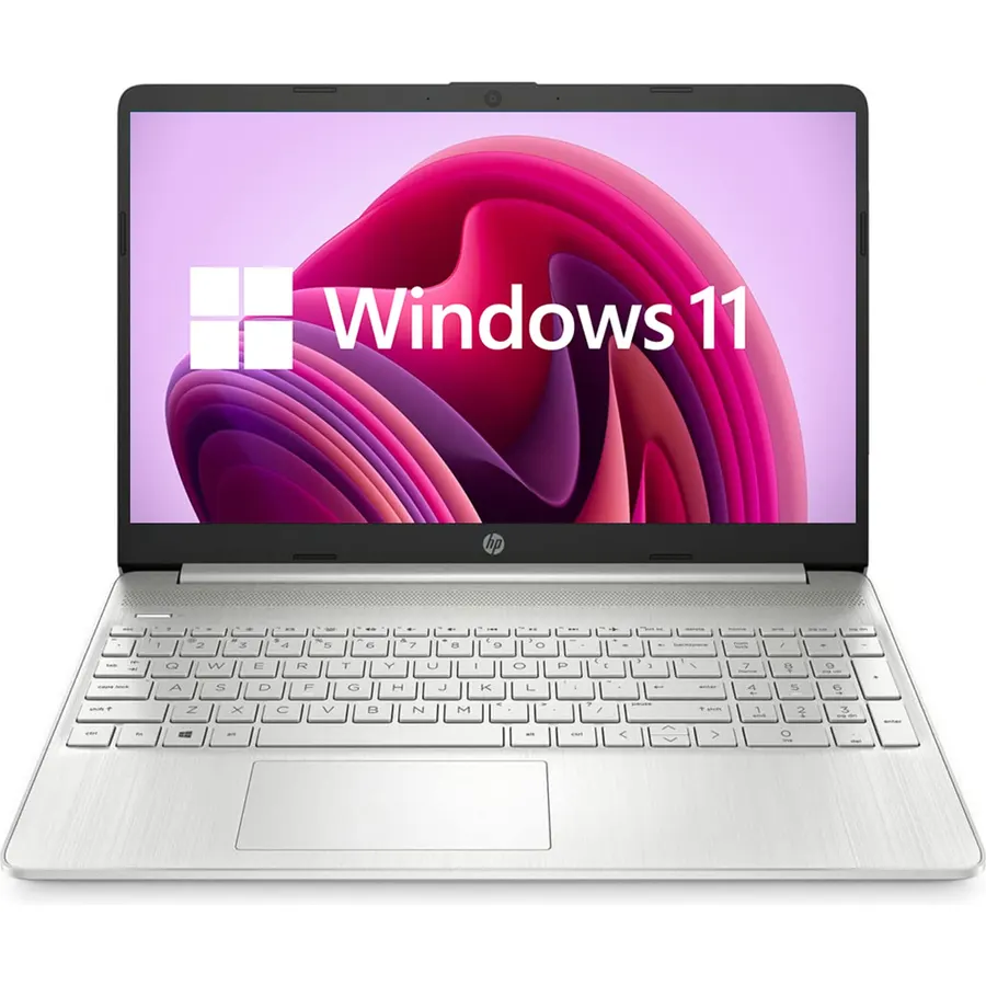 HP [Windows 11 Home] Laptop, 15.6” Full HD, AMD Athlon Silver 3050u, 16GB RAM, 512GB SSD, Media Card Reader, USB Type-C, HDMI, Webcam, Wi-Fi, Bluetooth, Silver