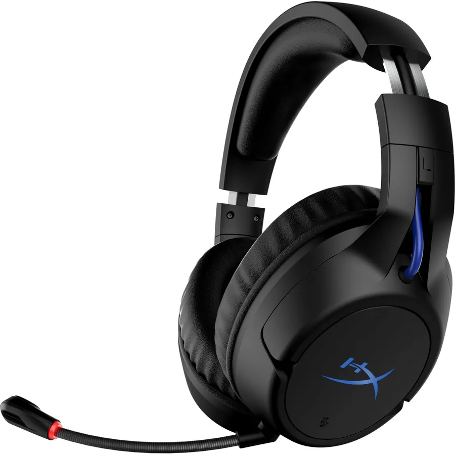 HyperX Cloud Flight 2 – Wireless Gaming Headset, Customizable RGB Lighting with Removable Earcup Plates, up to 100 Hours of Battery Life, 2.4GHz & Bluetooth, Multi-Platform Compatibility - Black
