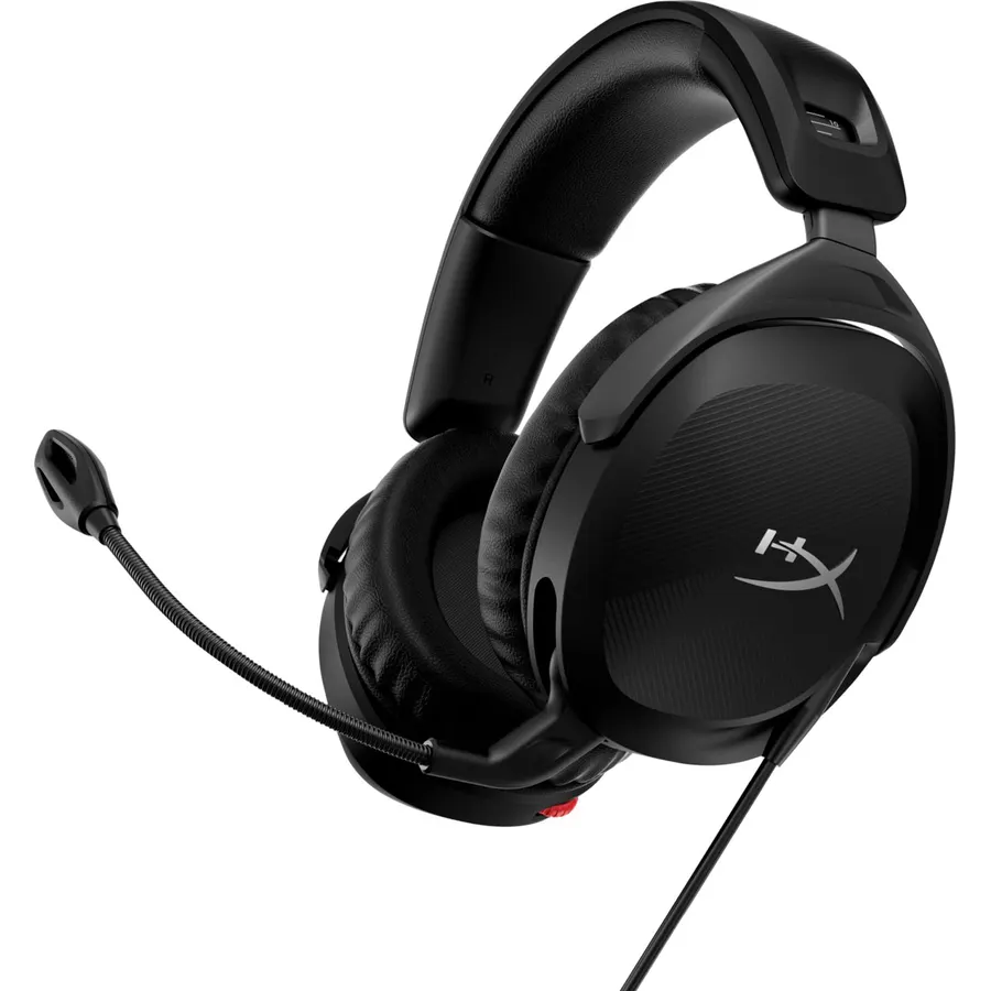 HyperX Cloud Stinger 2 Core - Gaming Headset for Playstation, Lightweight Over-Ear Headset with mic, Swivel-to-Mute Function, 40mm Drivers - Black