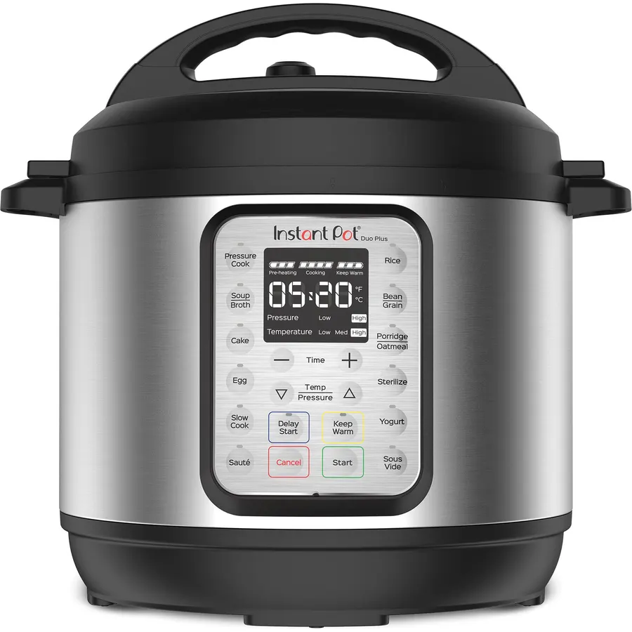 Instant Pot Duo Plus 6 Qt 9-in-1 Electric Pressure Cooker, Stainless Steel