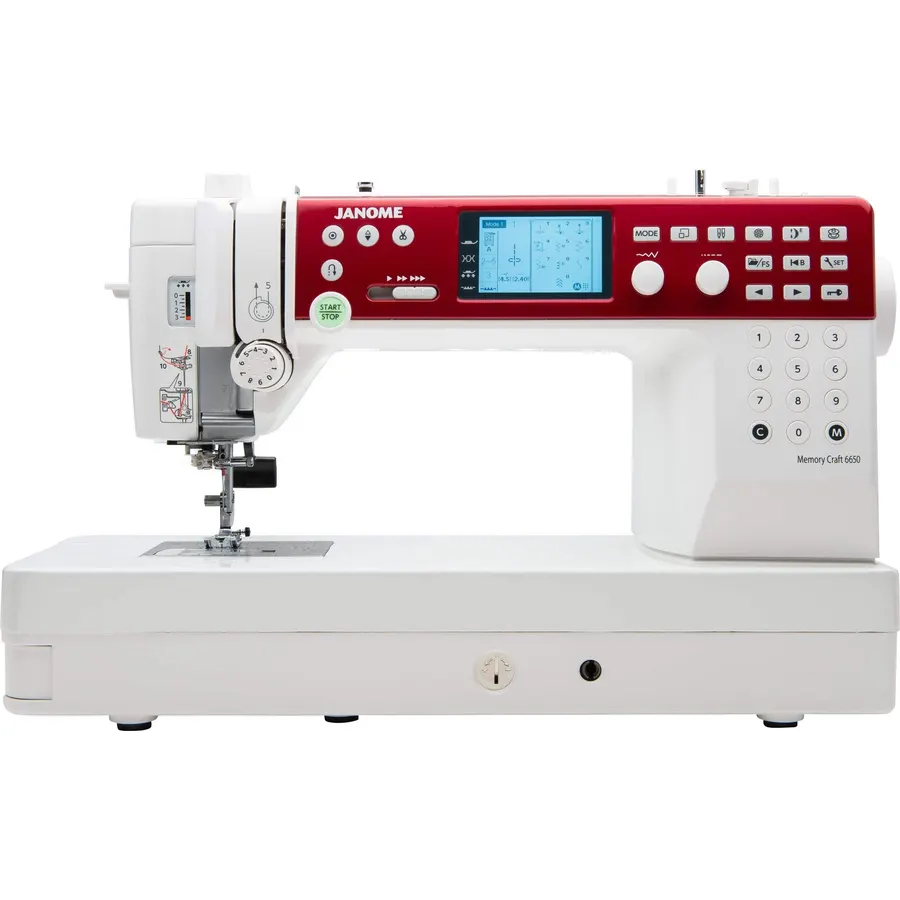 Janome MC6650 Sewing and Quilting Machine with Exclusive Bonus Bundle