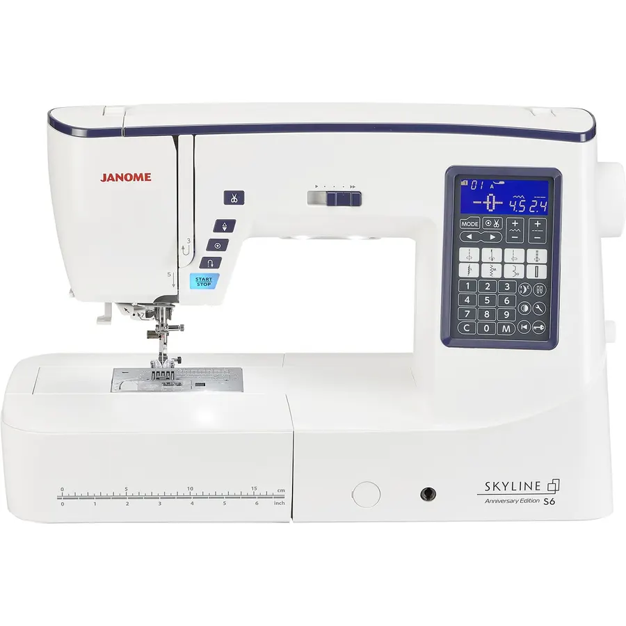 Janome Skyline S7 Indigo Computerized Sewing and Quilting Machine