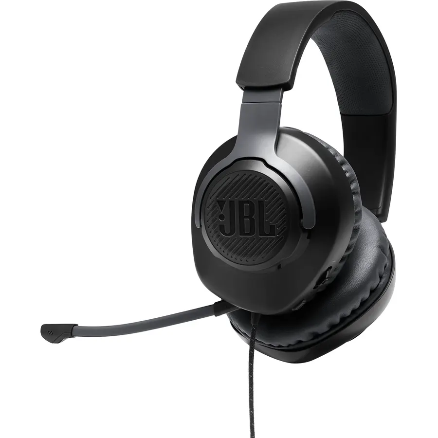 JBL Quantum 100 - Wired Over-Ear Gaming Headphones - Black, Large