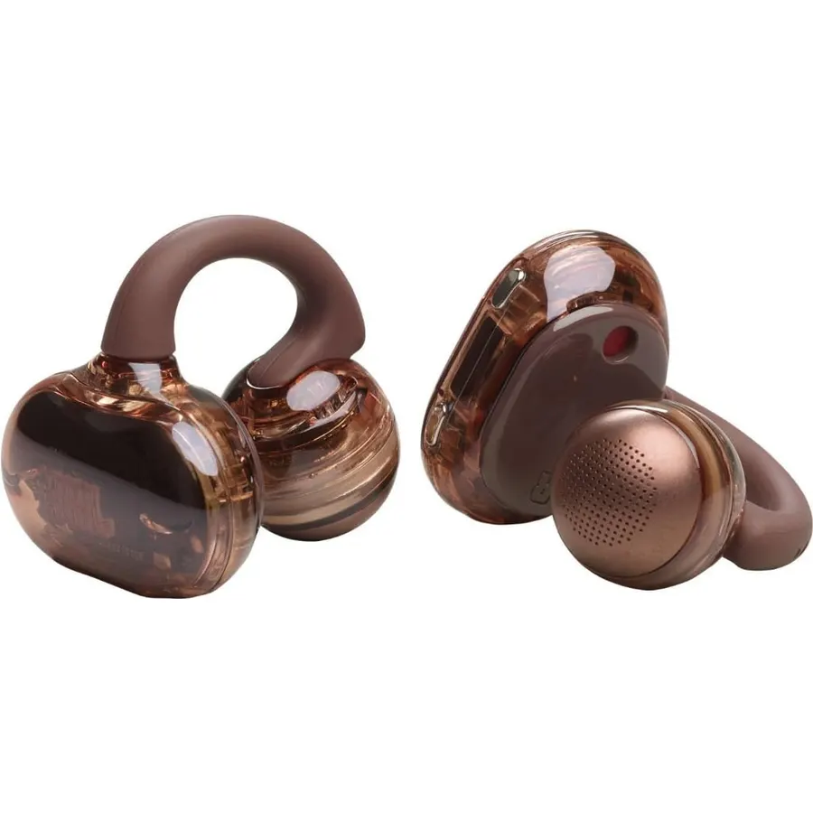 JBL Soundgear Clips True Wireless Open-Ear Headphones Bundle with gSport Case (Copper)