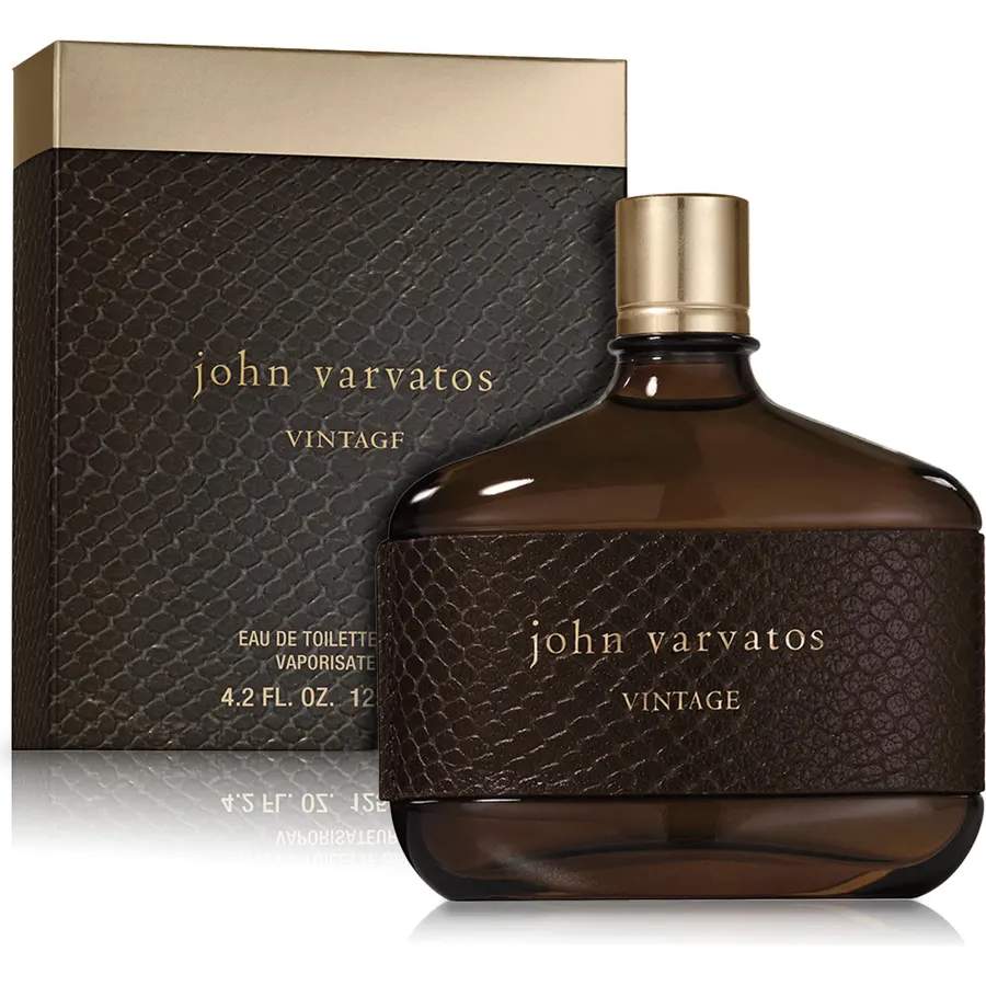 John Varvatos Men's Cologne, Vintage Eau de Toilette EDT Spray, Aromatic Chypre Scent with Notes of Quince Paste, Patchouli & Tobacco Leaf
