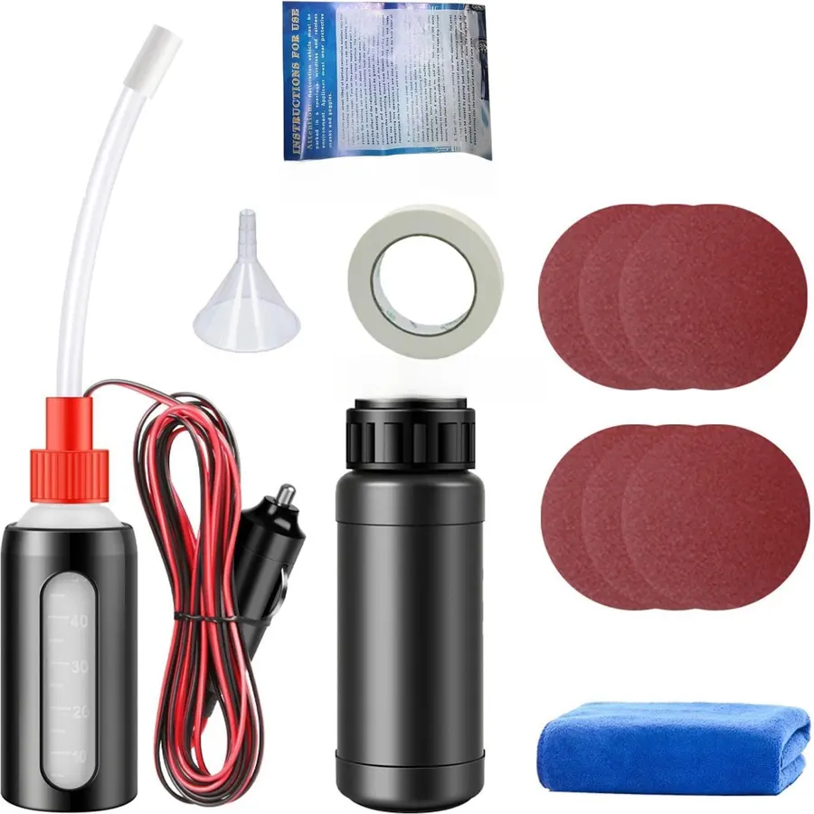 Keenso Headlight Restoration Kit, Car Cleaner Polish Set for Cars Trucks