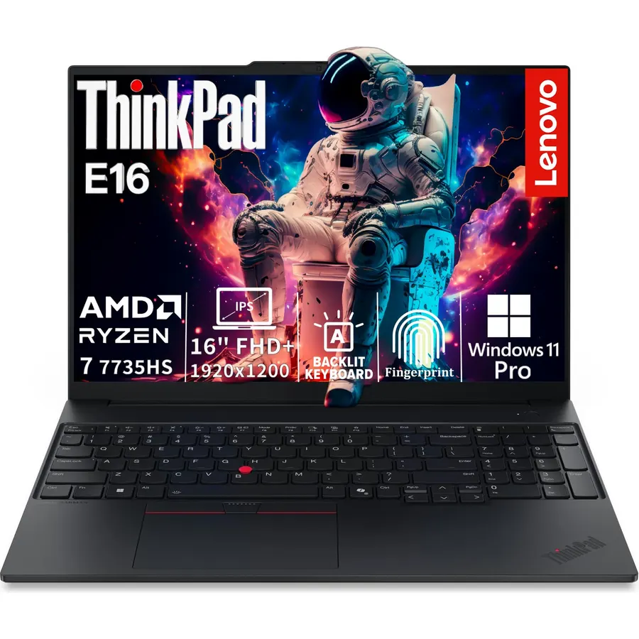 Lenovo ThinkPad E16 Gen 2 FHD+ 16 Ryzen 7 7735HS 64GB DDR5 1TB SSD Laptop