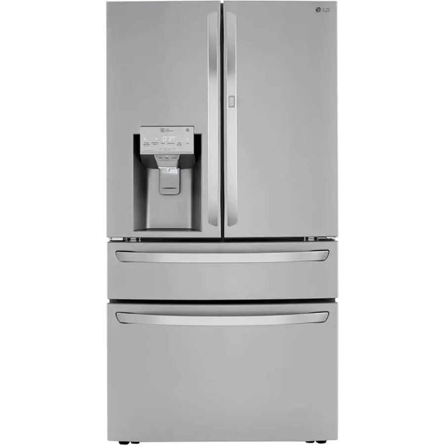 LG 23 cu. ft. Door-in-Door 4-Door French Door Refrigerator, Dual and Craft Ice in PrintProof Stainless Steel, Counter Depth LRMDC2306S