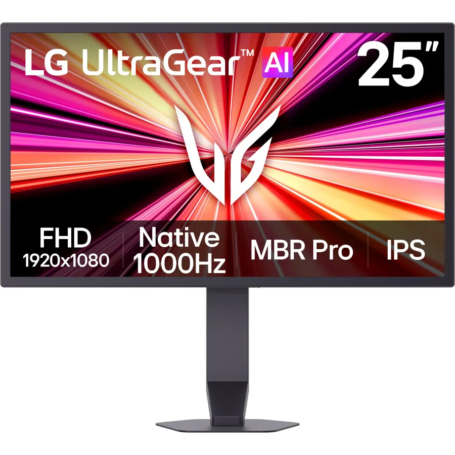 LG 25G590B-B 25-inch Ultragear 1080p Full HD IPS 1000Hz 1ms Gaming Monitor