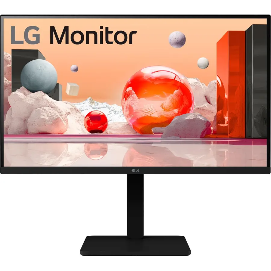 LG 27BA560-B 27” FHD IPS Office Monitor – Built-in Power Supply, DP, HDMI, Built-in Speakers, Eye Comfort, VESA, Height Adjustable, EPEAT Gold