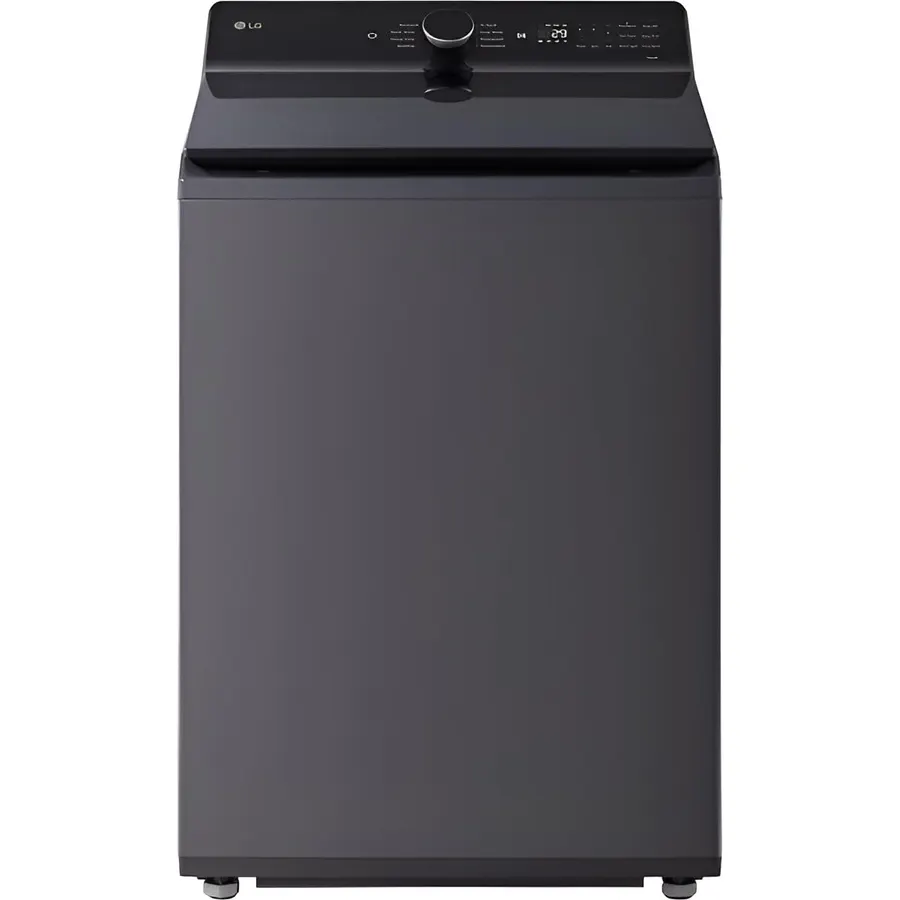 LG 5.5 cu. ft. Smart Top Load Washer in Matte Black with Impeller, eZDispense and Faucet Water and LCD Digital Dial Control