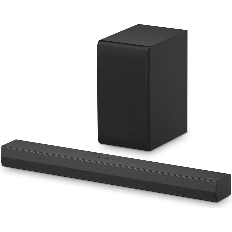 LG S40T 2.1 ch.Soundbar with Wireless Subwoofer, TV Synergy, Wow Interface, AI Sound Pro - Black