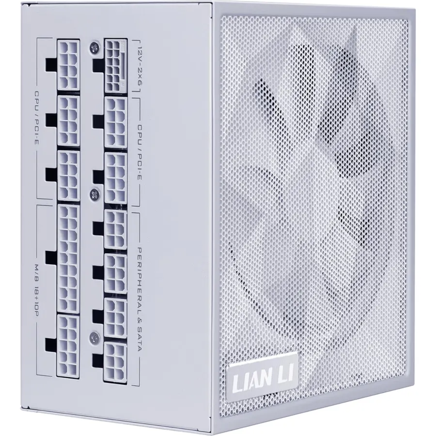 Lian Li SX1200P Platinum Compact ATX PSU 1200W-ATX 3.1-White-SX1200P.W