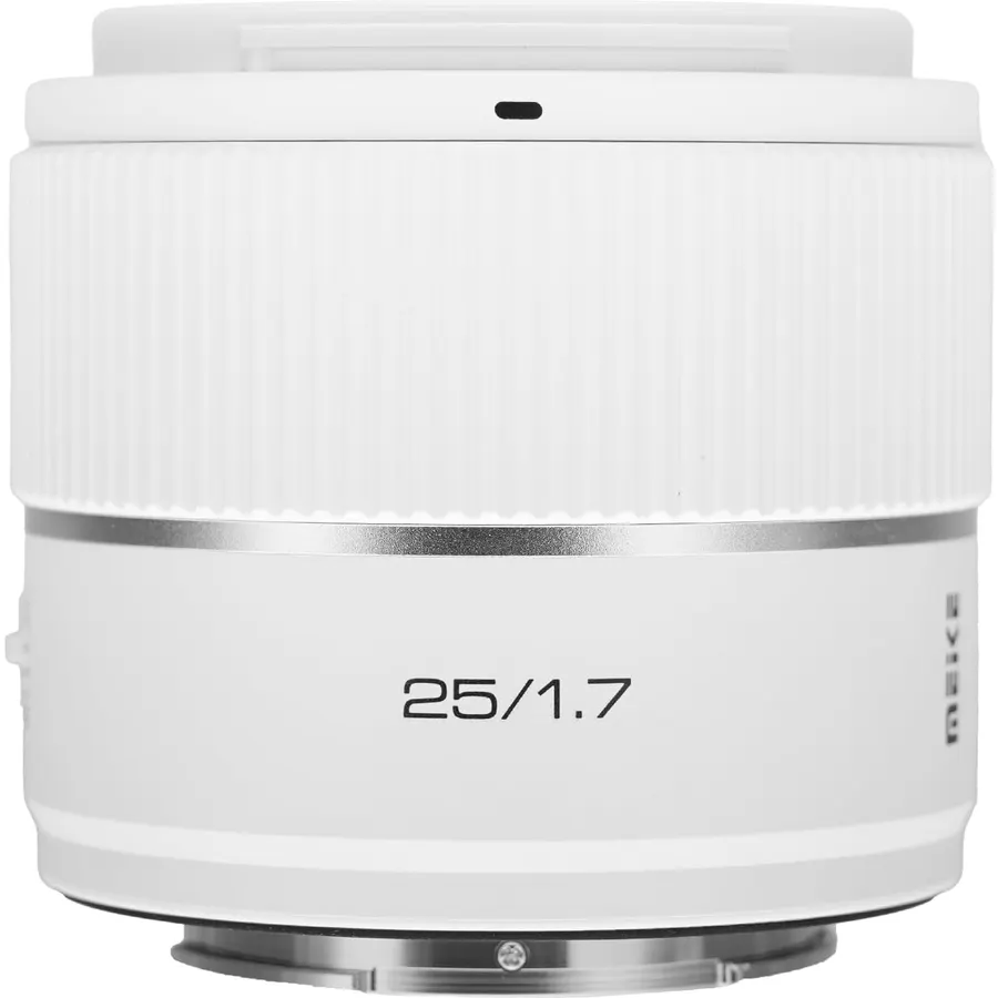 Meike 25mm F1.7 AF Wide Angle STM APS-C Lens for Sony E Mount Camera, White