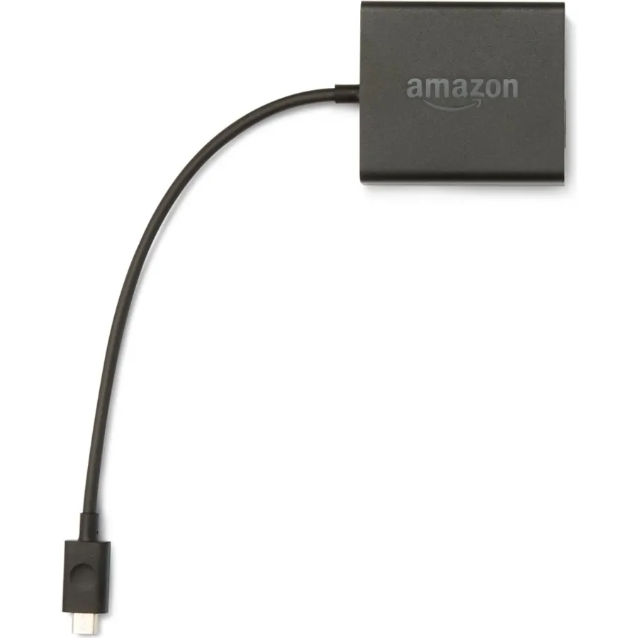 Micro USB to RJ45 Ethernet Adapter for Select Streaming Devices, Supports 100 Mbps Wired Internet, Compatible with Fire TV Stick 4K and Other Micro USB Devices, Adhesive Tape Included