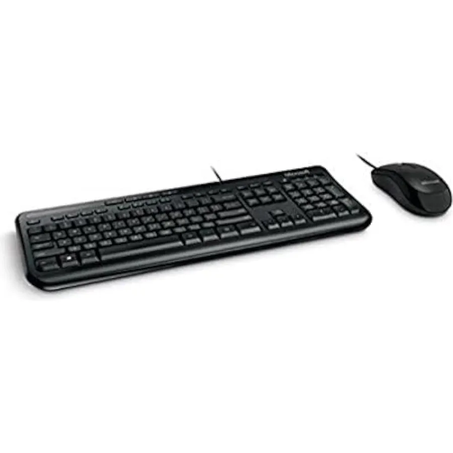 Microsoft Keyboard/Mouse 3J2-00022 Desktop 600 Combo 1 Pack Wired OEM Black Brown Box