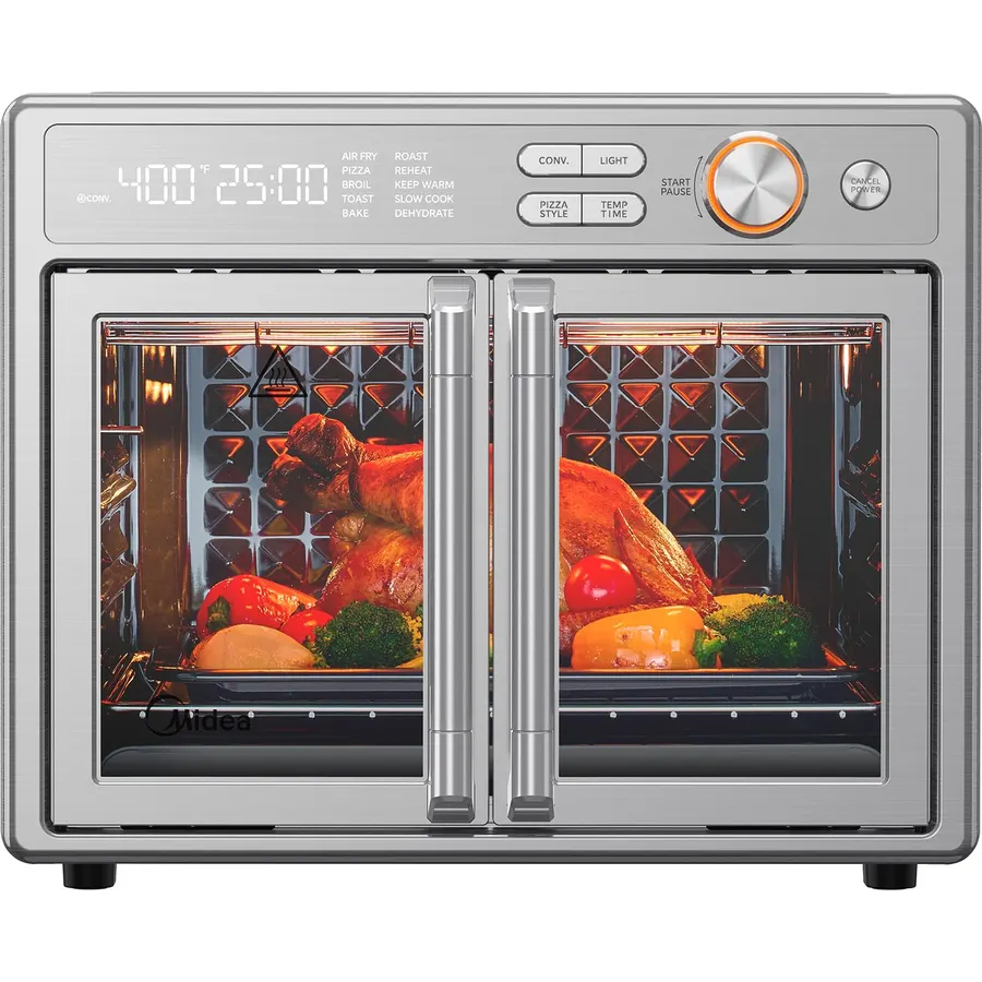 Midea Flexify Pro French Door Air Fryer Toaster Oven, 26.4 QT