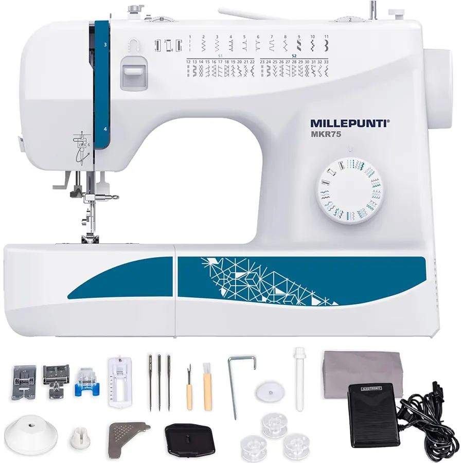 MILLEPUNTI MKR75 32 Built-in Stitches Advance Sewing Machine for Adults
